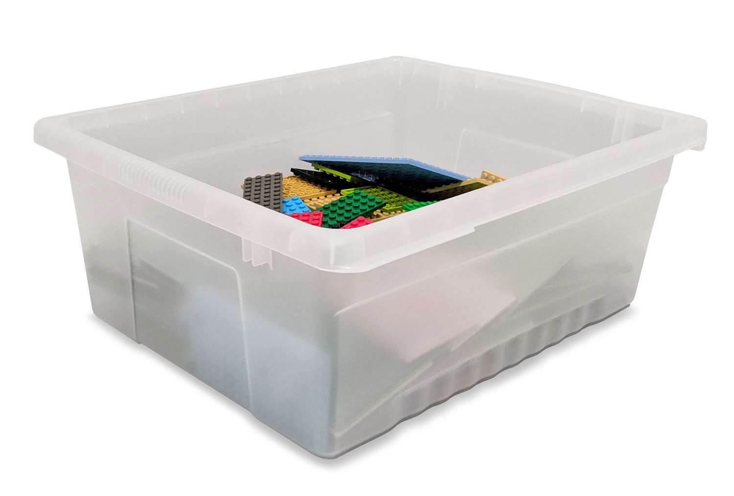 Seoras Birch Double Wide Sensory Table with Clear Tubs - Preschool