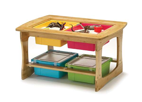 Table height can be chosen upon assembly- either toddler or primary height
