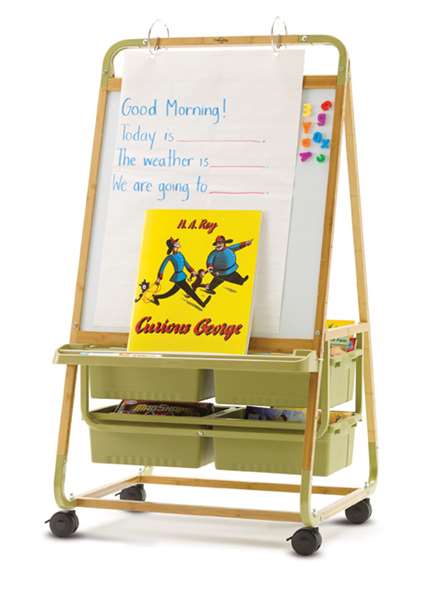 Single Sided Bamboo Teaching Easel