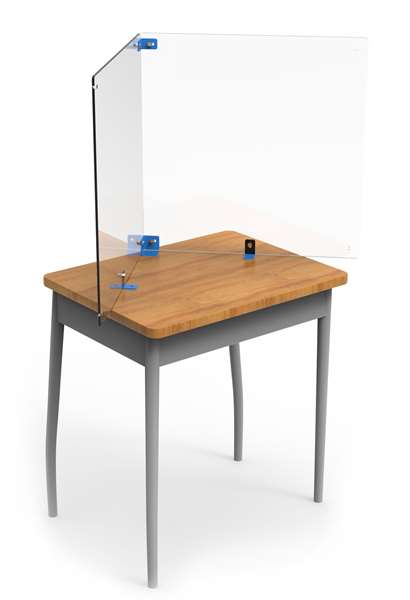 L-Shaped Clear Dry-Erase Divider Kit