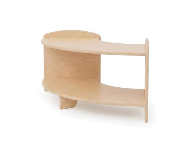 1-Level 90 Degree Curved Corner Shelf