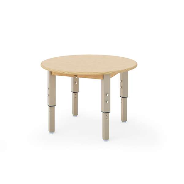 Seoras 30in Round Birch Adjustable Activity Table