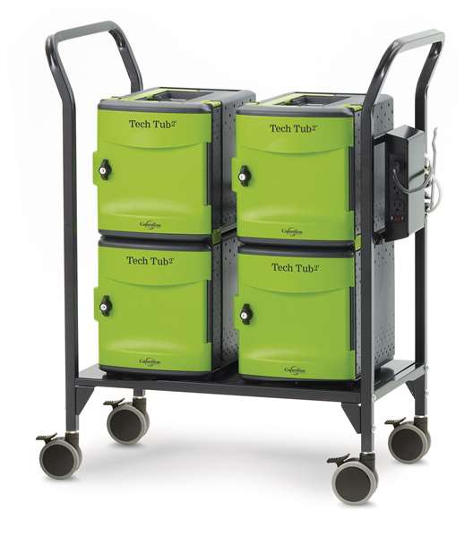 Tech Tub2 Modular Cart for Large Adapters  - holds up to 24 devices