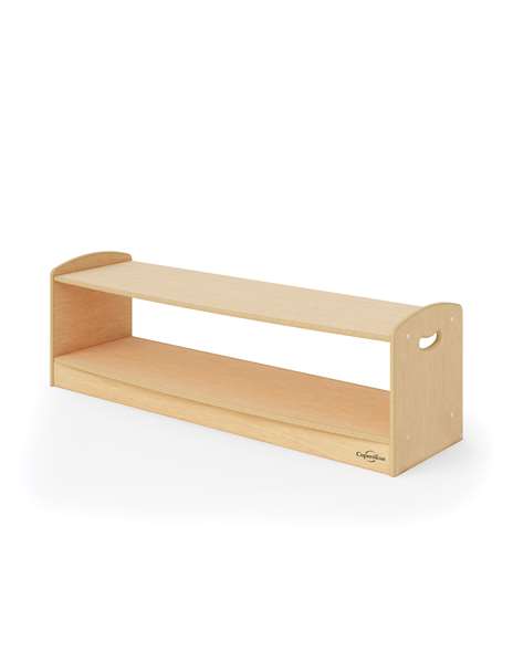 1-Level Open Back Shelf without optional storage 
