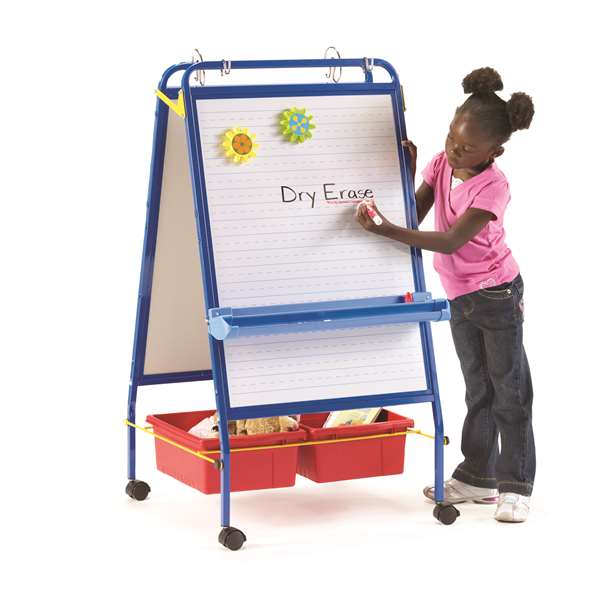 Copernicus Children's Furniture - Copernicus Double-Sided Bamboo Teaching  Easel with Recycled Tubs