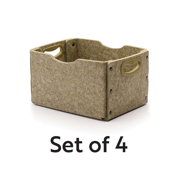 Moss Softouch Storage Bin -Set of 4