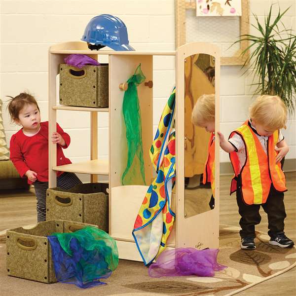 Seoras Dress Up Center (Solid Kickplate) in a classroom.