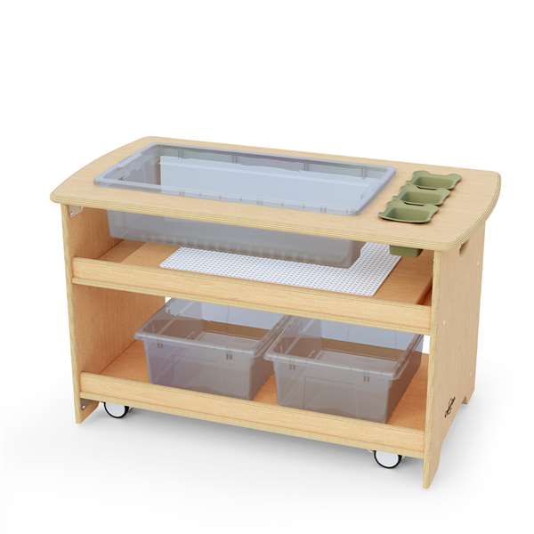 Sensory Table with lid stowed