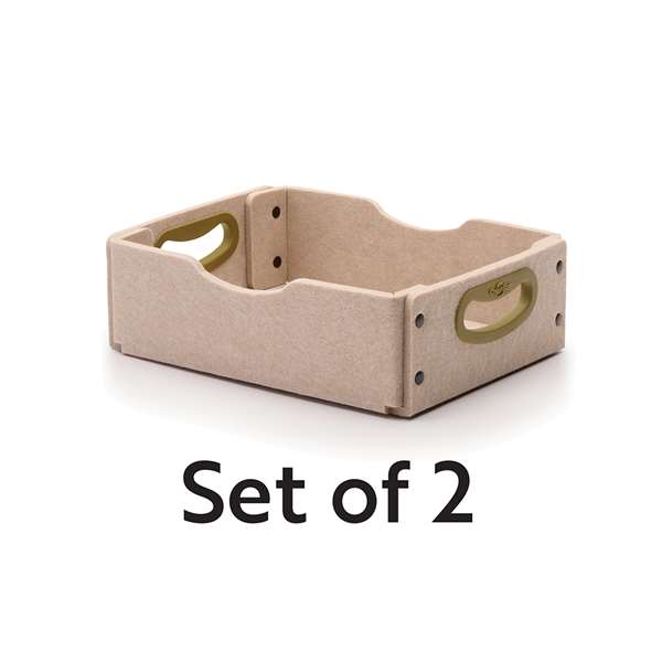 Sand Stubby Softouch Storage Bin Kit- Set of 2