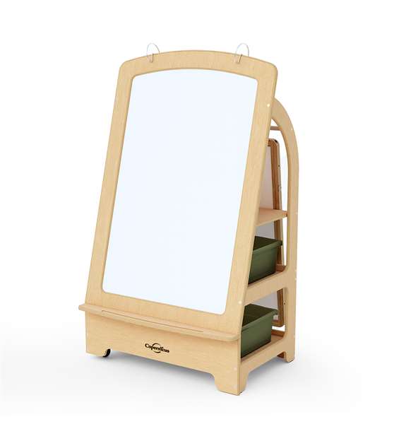 Seoras Birch Teaching Easel with Sage Tubs Front