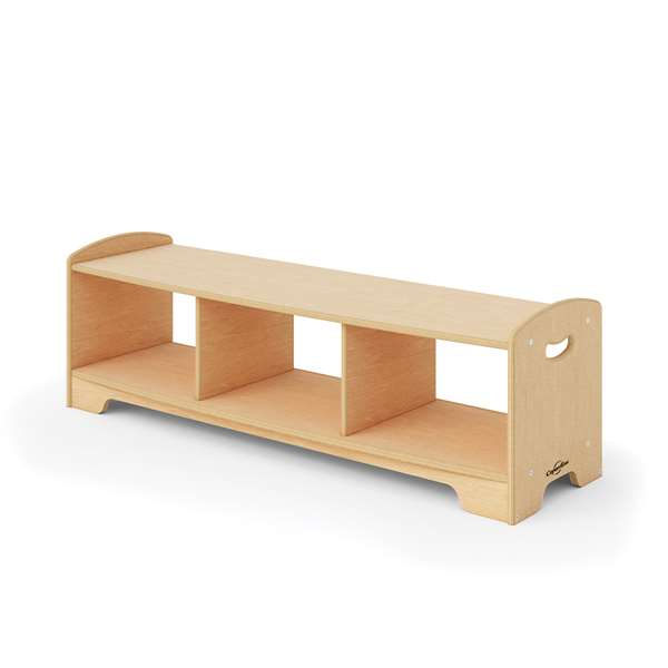 1-Level Open Back Shelf without optional storage 