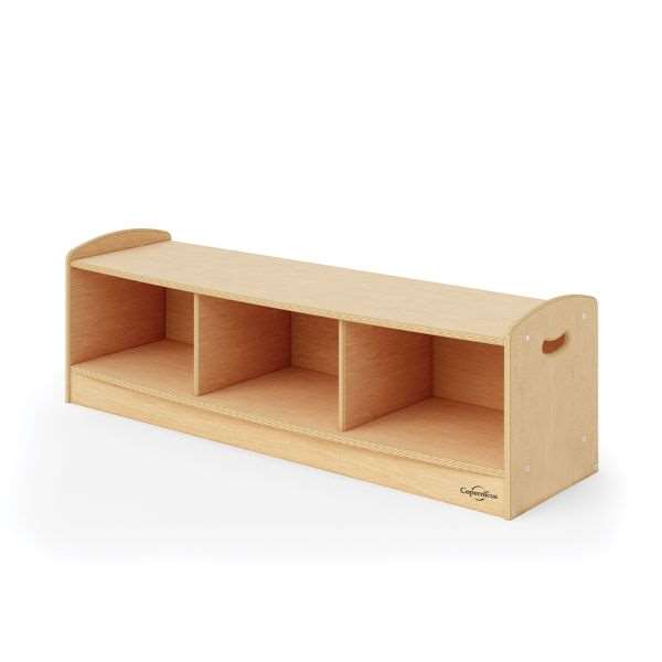 1 Level Shelving with Solid Kickplates