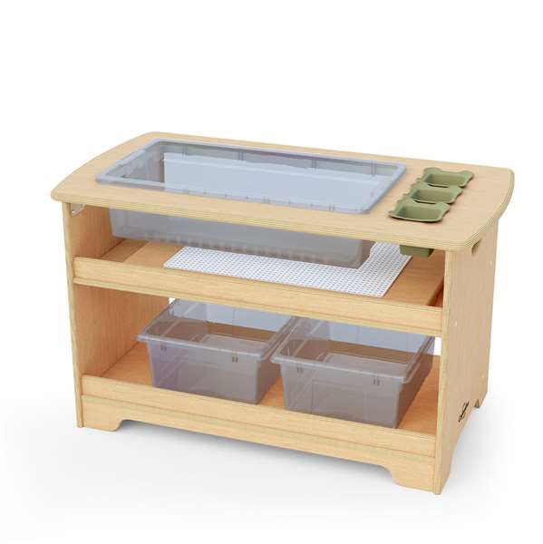 Sensory Table with lid stowed