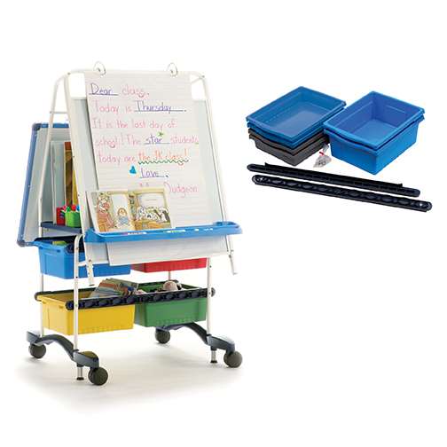 Royal® Reading Writing Center with 4 Stubby Tubby and 2 Large Open Tubs