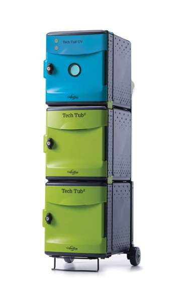 Tech Tub2 Trolley with UV Tub – charges 10 devices
