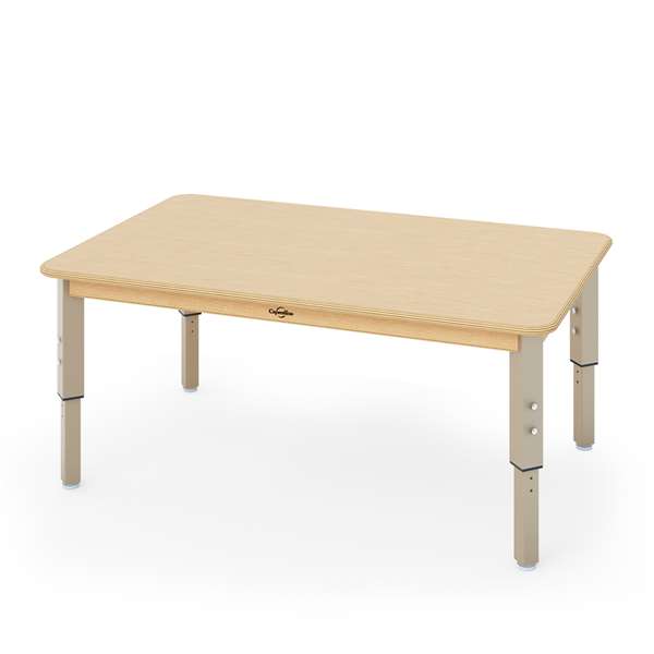 Seoras 47in x 30in Rectangle Birch Adjustable Activity Table
