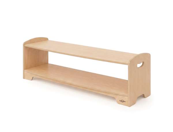 1-Level Open Back Shelf without optional storage 