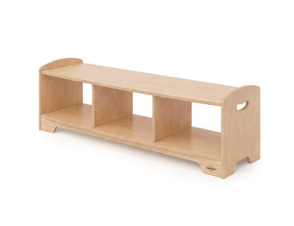 1-Level Open Back Shelf without optional storage 
