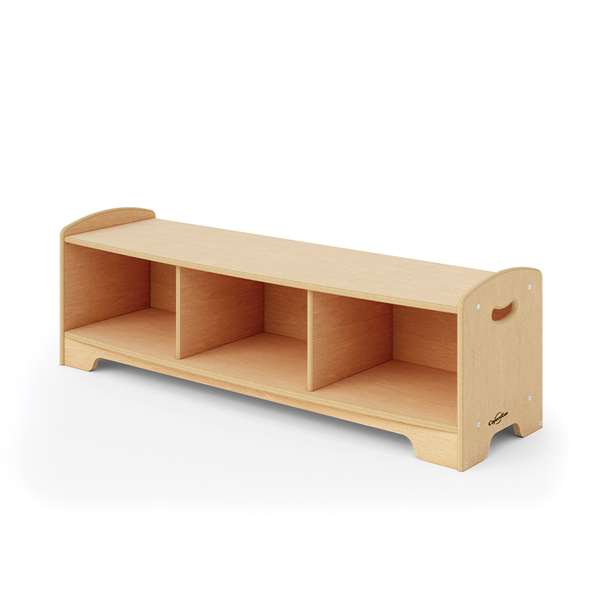 1-Level  Staggered Shelf without optional storage 