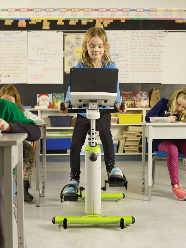 Student on Self-regulation Classroom Cruiser