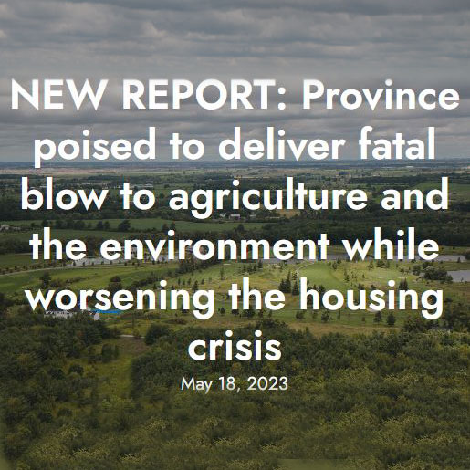 report about housing unit capacity from The Alliance for a Liveable Ontario 