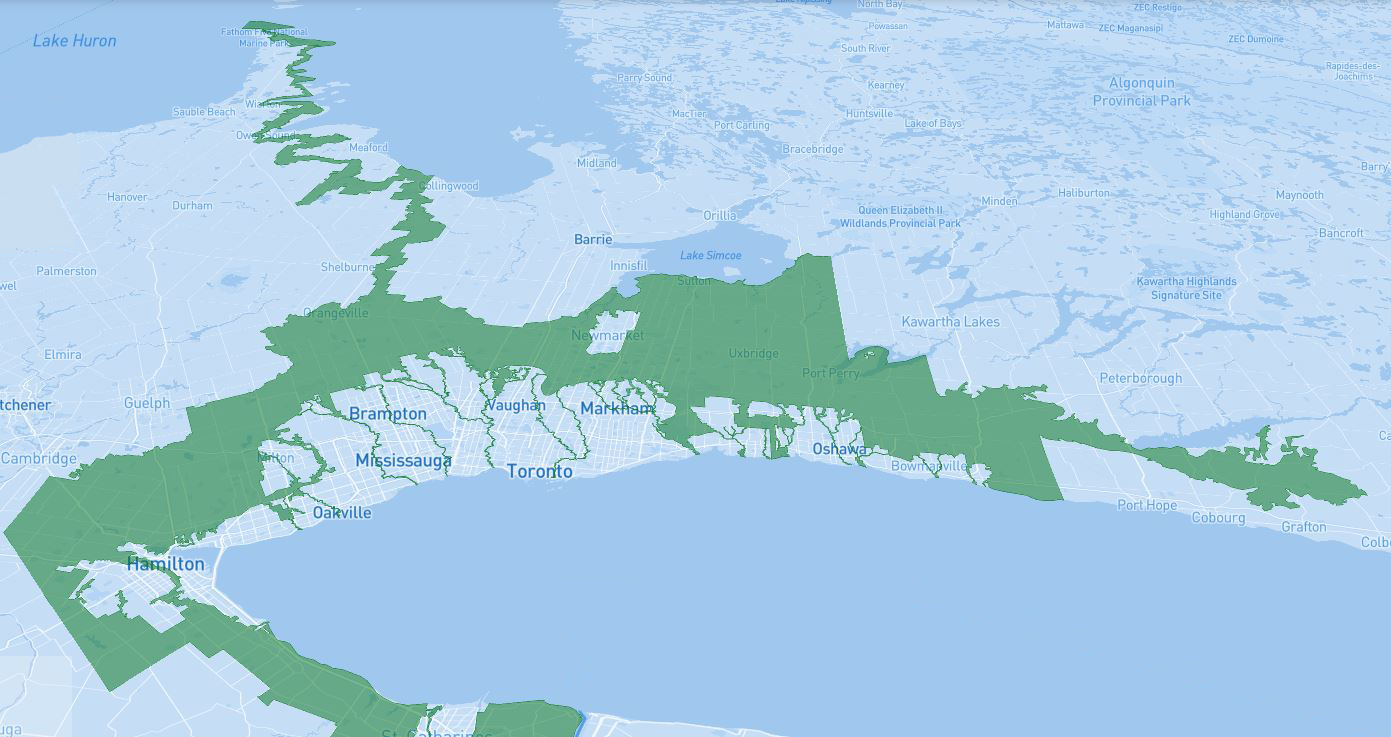 Greenbelt Act map